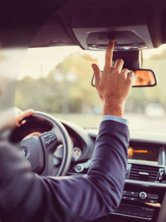 Conductor de Uber. Imagen de referencia Getty.