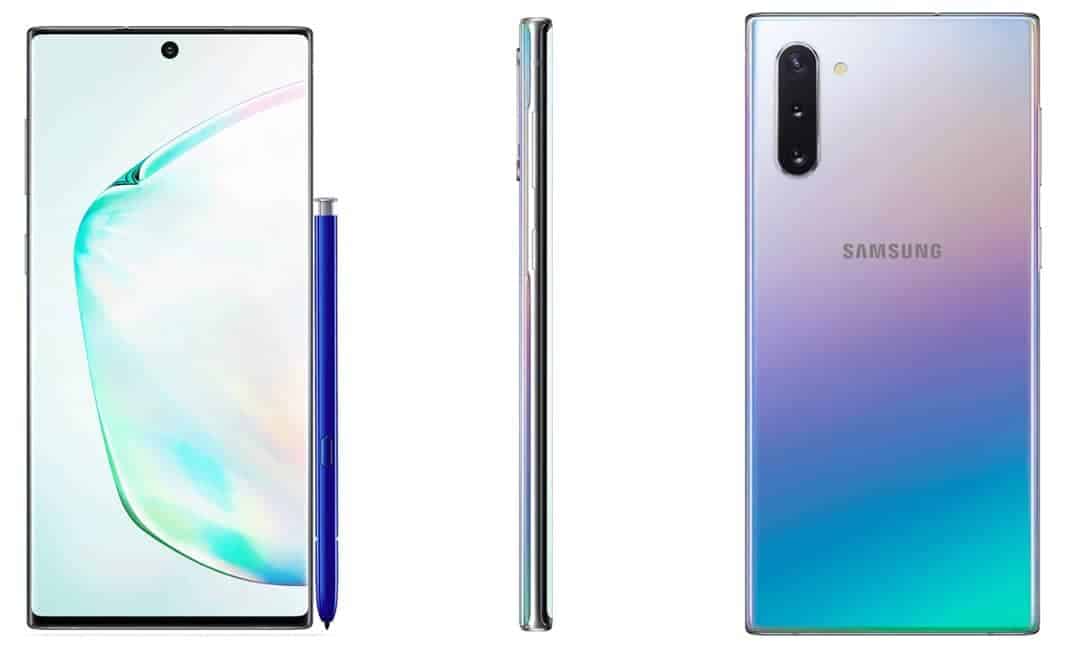 Galaxy Note 10 vs Huawei P30