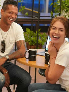 Fredy Guarín y Sara Uribe