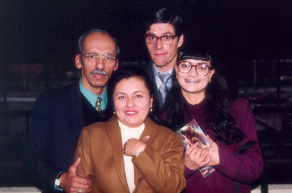 Jorge Herrera, Adriana Franco, Mario Duarte y Ana María Orozco, actores.