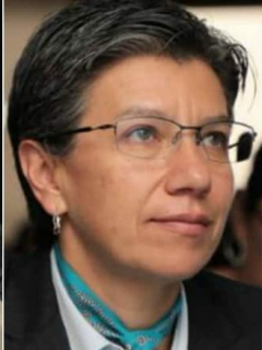 Miguel Uribe, Claudia López y Carlos Fernando Galán