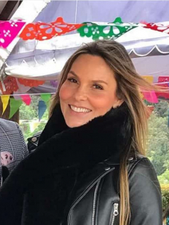 Paula Andrea Betancur, exreina, con su esposo Luis Miguel Zabaleta, dermatólogo.