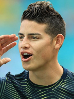 James Rodríguez, futbolista.