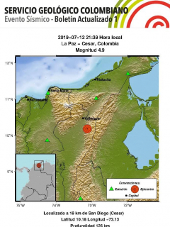 Temblor Valledupar
