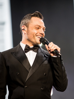 Tiziano Ferro, cantante.