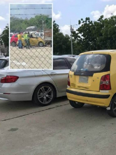 Bebé abandonada en taxi