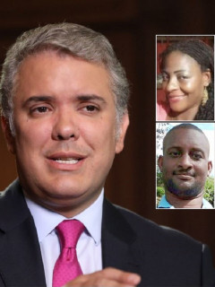 Iván Duque y líderes asesinados.