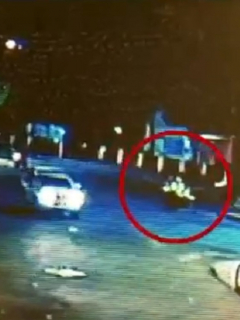 Video de asesinato de policía en calle 80