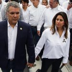 Iván Duque, presidente de Colombia, con su esposa, María Juliana Ruiz.