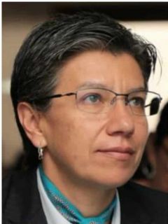 Claudia López y Gustavo Petro