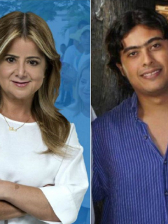 Elsa Noguera y Nicolás Petro