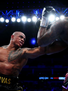 Óscar Rivas y Dillian Whyte