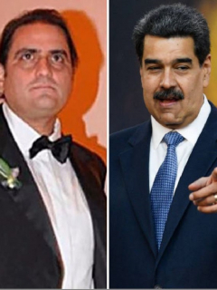 Alex Saab y Nicolás Maduro