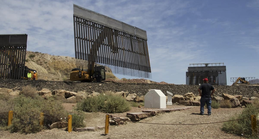 Construcción muro fronterizo EE. UU.-México