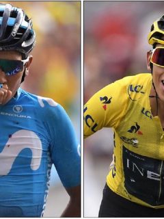 Nairo Quintana y Egan Bernal