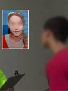 Captura de presunto asesino y Ángeles Daniela Peña