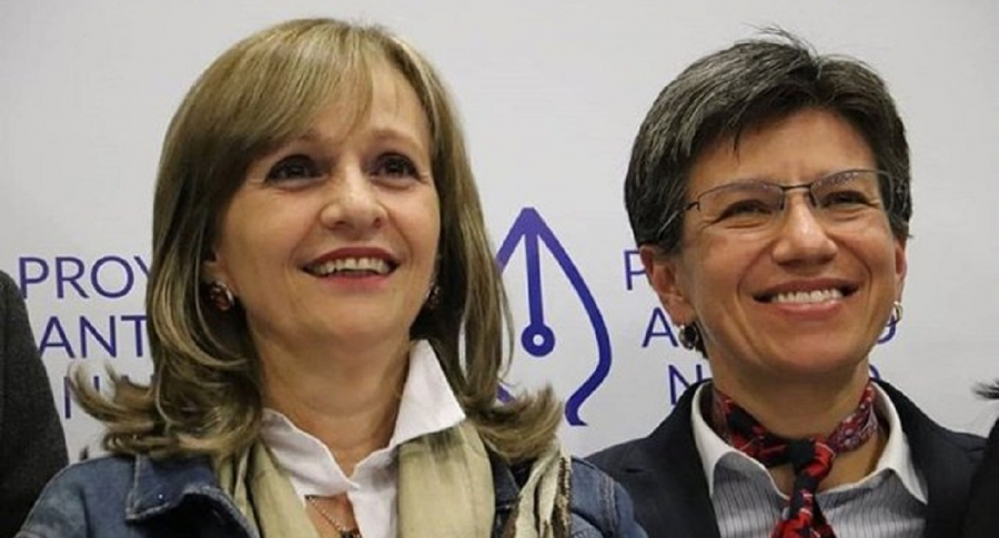 Ángela María Robledo y Claudia López