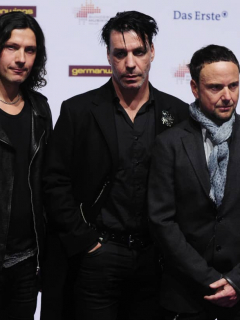 Christian Lorenz, Christoph Schneider, Till Lindemann y Paul Landers, integrantes de Rammstein