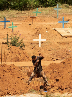 Cementerio en Brasil