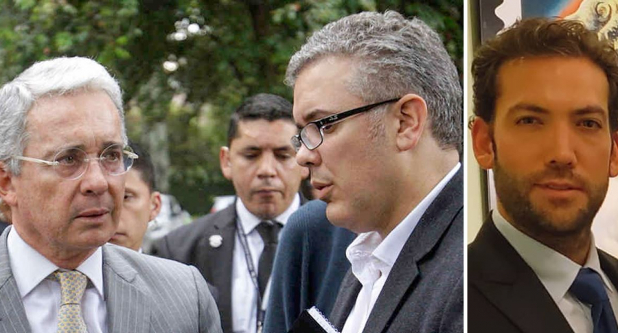 Álvaro Uribe, Iván Duque y Martín Santos