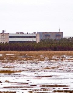 Base militar Nyonoska, en Rusia