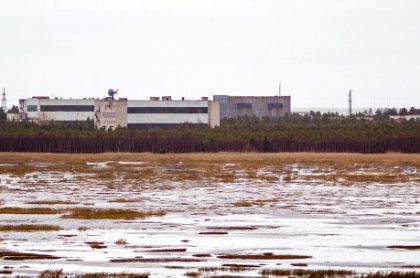 Base militar Nyonoska, en Rusia