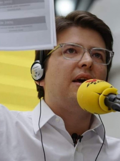 Claudia López y Miguel Uribe