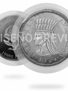Diseño moneda de 10.000 pesos