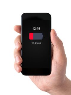 Celular descargado