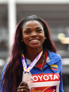 Caterine Ibargüen y Yulimar Rojas
