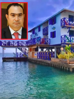 Mansión de Jorge Pretelt sobre el mar