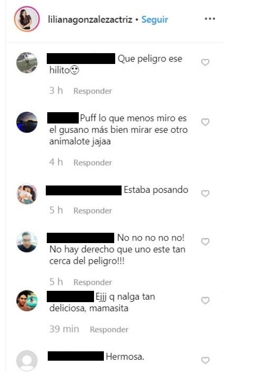 Comentarios post Liliana González Comentarios post Liliana González