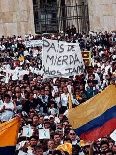 Despedida de Jaime Garzón en 1999