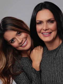 Marcela Posada y su hija