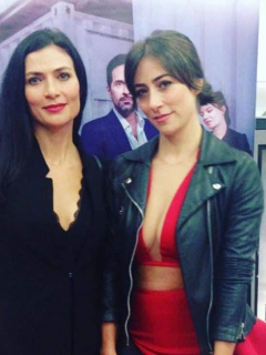 Ana María y Verónica Orozco, actrices.
