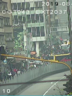 Manifestaciones en el centro
