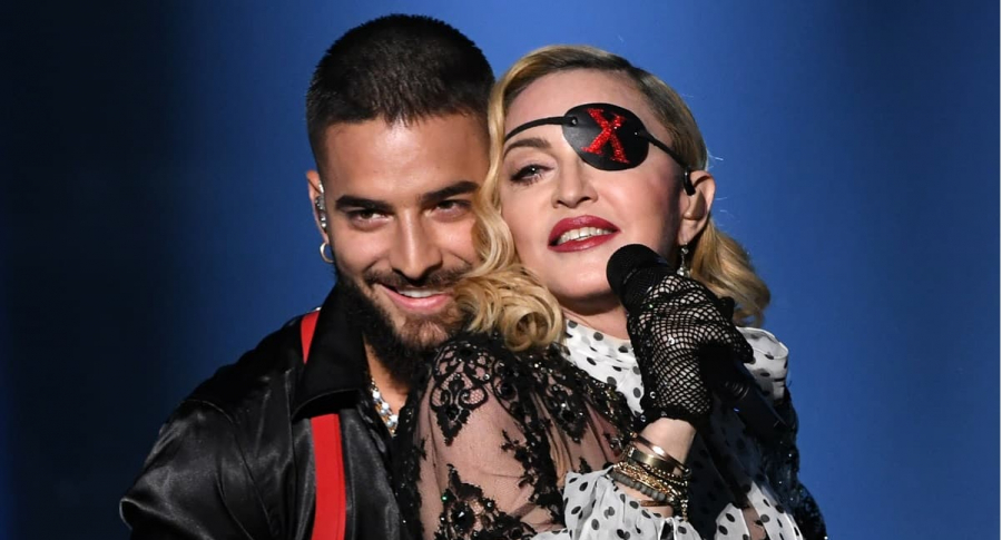 Maluma y Madonna, cantantes.