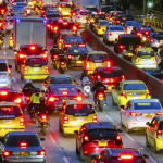 Trancón en Bogotá