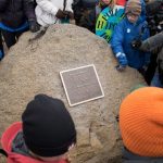 Placa en honor a glaciar en Islandia