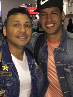 Jean Carlos Centeno y Martín Elías Díaz, cantantes.
