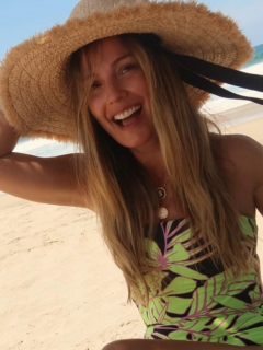 Claudia Bahamón, presentadora.