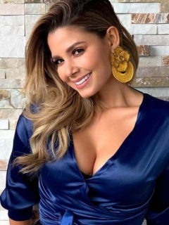 Melissa Martínez, presentadora.