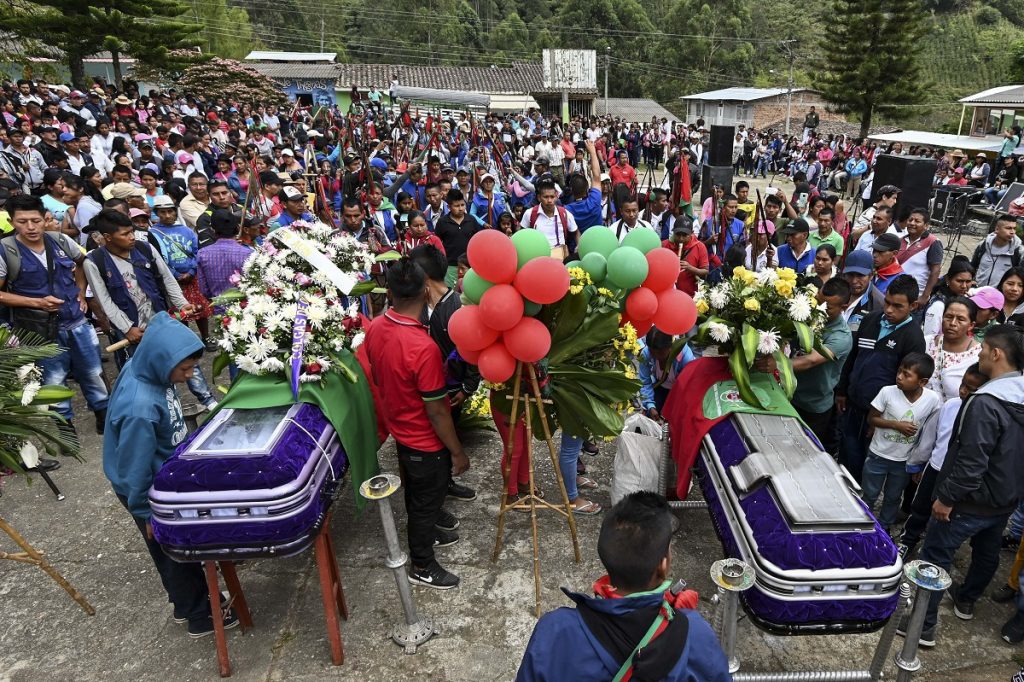 Indígenas asesinados en el Cauca