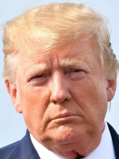 Mette Frederiksen, primera ministra danesa, y Donald Trump