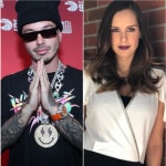 Greeicy, J Balvin y Laura Acuña