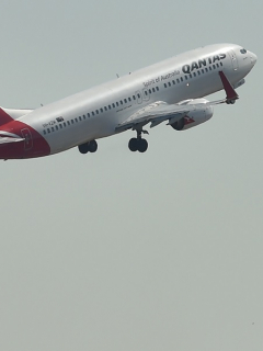 Avión de Qantas