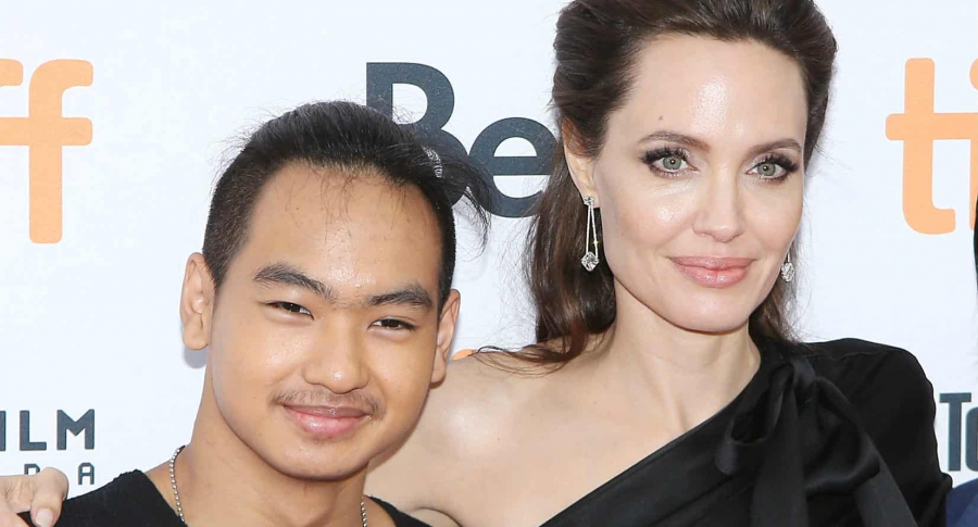 Maddox y Angelina Jolie