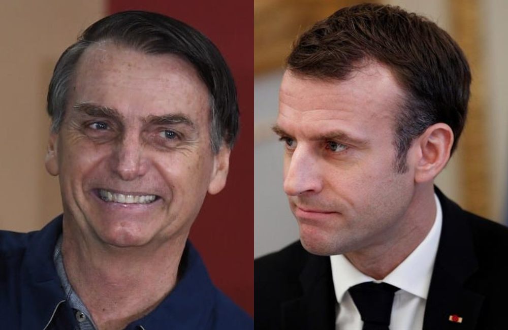 Pelea De Macron Y Bolsonaro Llego Hasta La Esposa Del Frances