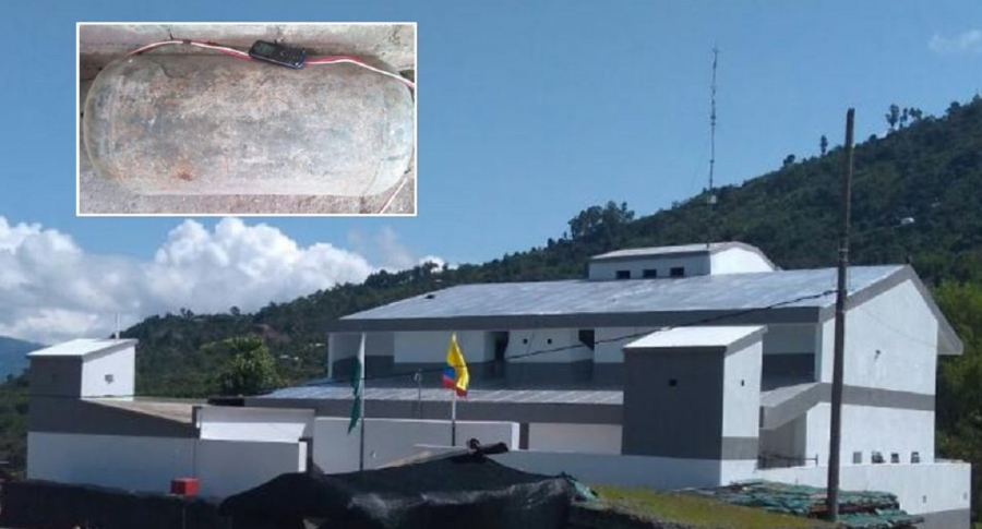 Artefacto explosivo y estación de Policía de Toribío