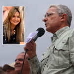 Vicky Dávila y Álvaro Uribe